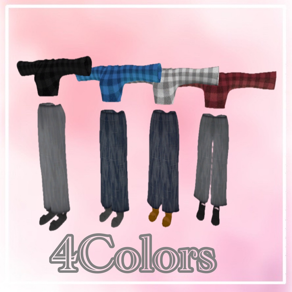 『Autumn Check』 びきたんさんアバター対応