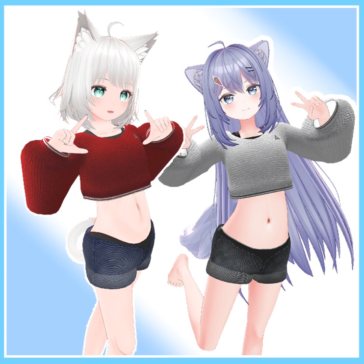 複数アバター対応『おでかけみずぎウェア』