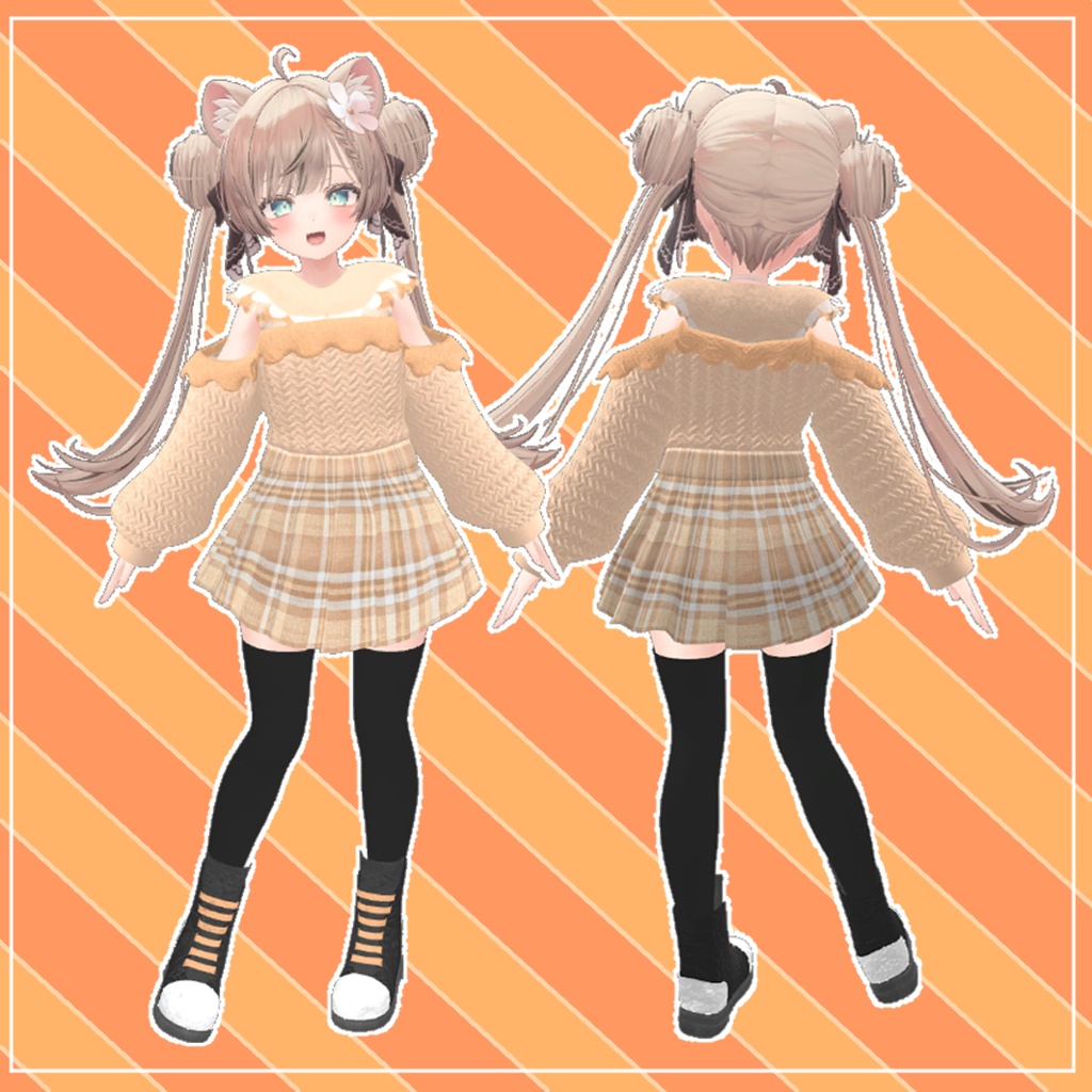 14アバター対応「Sunny Plaid」