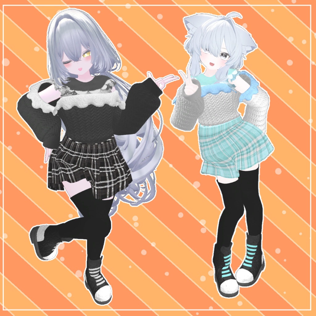 14アバター対応「Sunny Plaid」