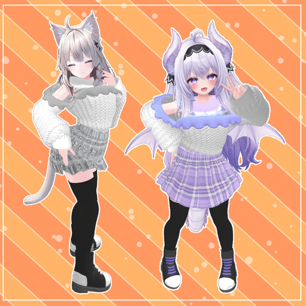 14アバター対応「Sunny Plaid」