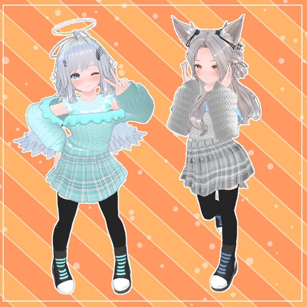 14アバター対応「Sunny Plaid」