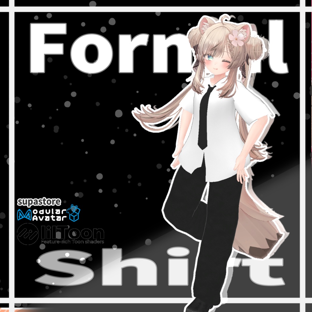 ⌛発売記念セール中⌛12アバター対応「Formal Shirt」