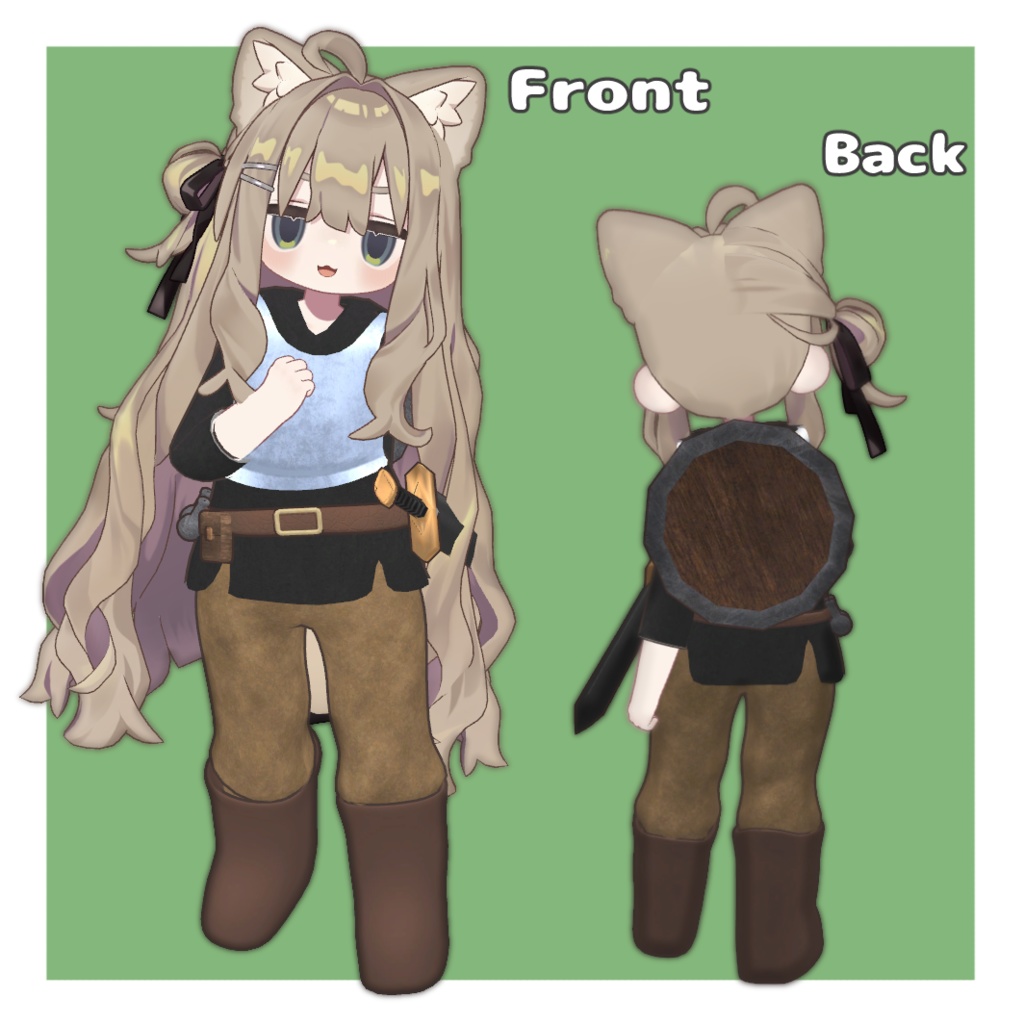 【セール中⌛】駆け出し冒険者ウェア 【まめふれんず対応】