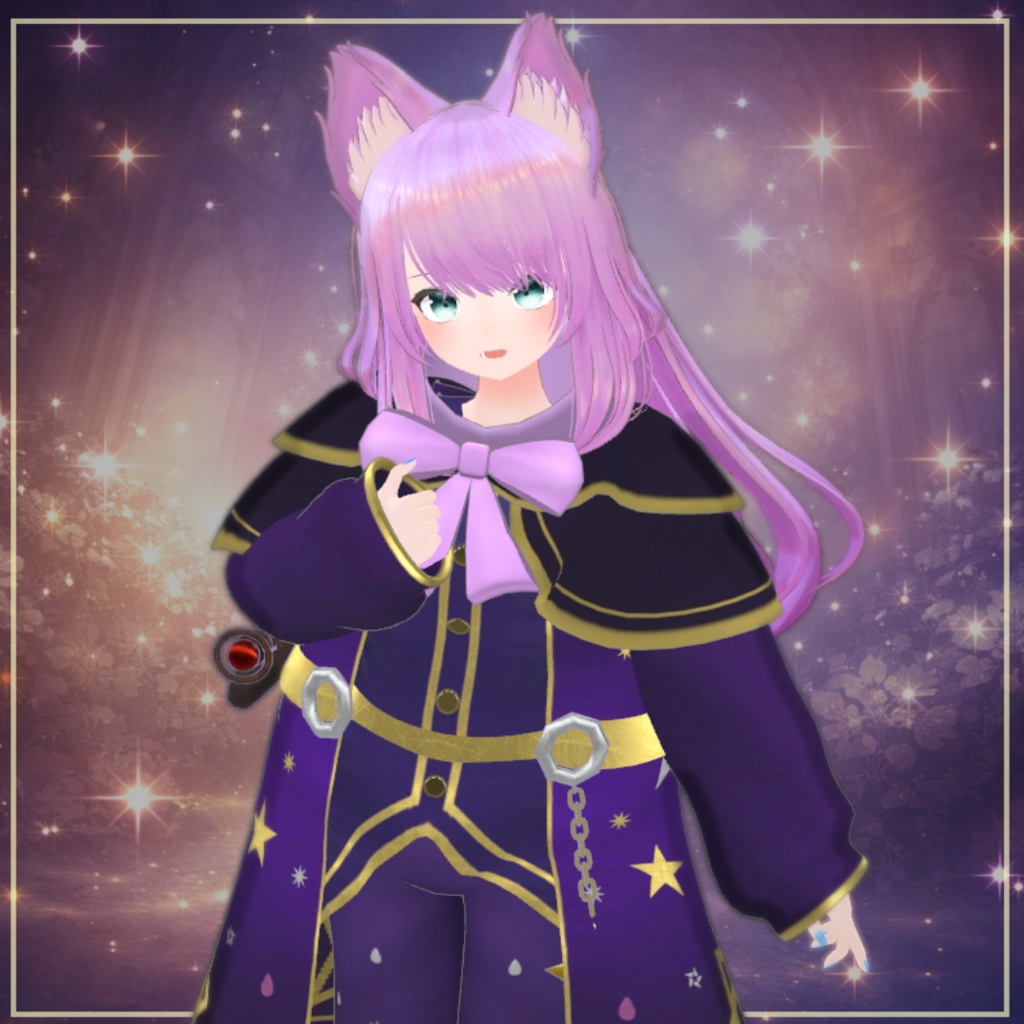 複数アバター対応 「星詠みの魔導士 -Astral Mage Outfit-」【VRChat対応】