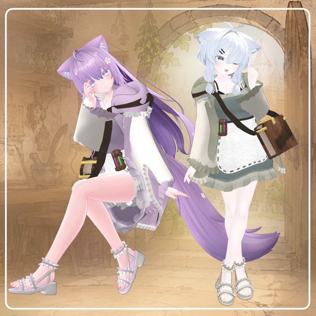 期間限定セール中!複数アバター対応「Atelier Days」【VRChat対応】