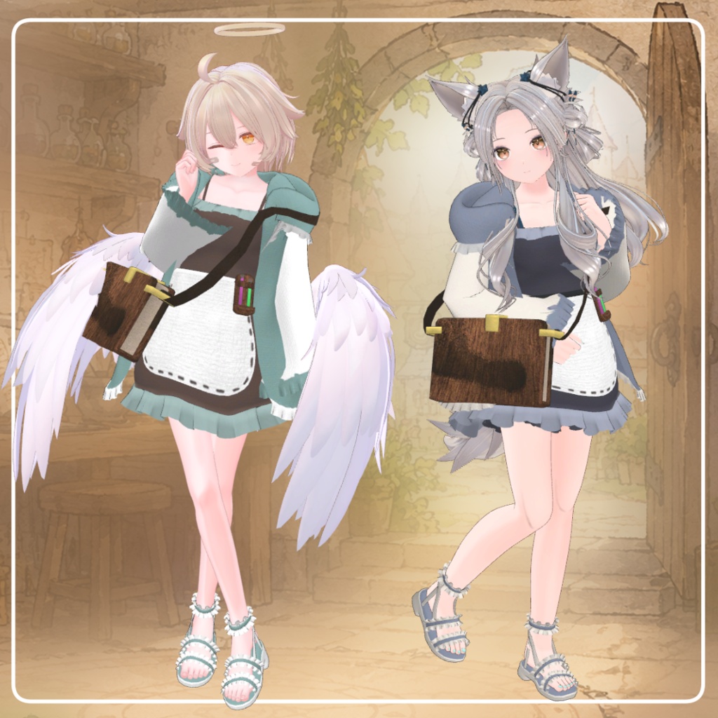 期間限定セール中!複数アバター対応「Atelier Days」【VRChat対応】