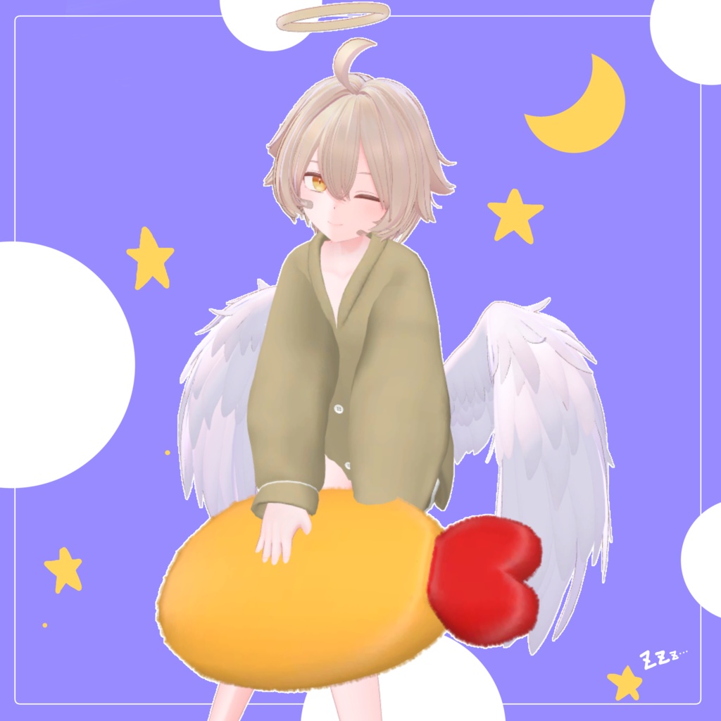 【複数アバター対応】おやすみぱじゃま【VRChat衣装】