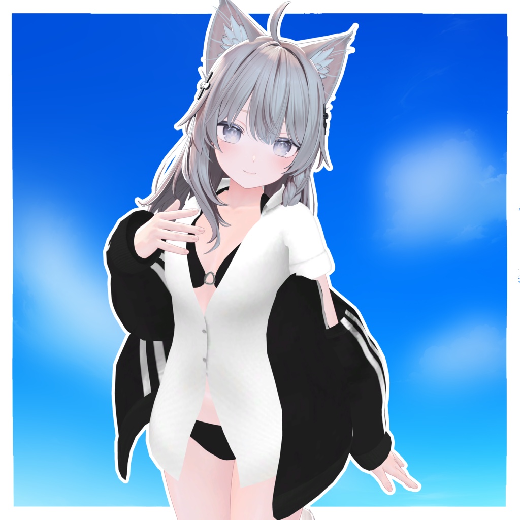 発売記念セール⏳【複数アバター対応】びきにじゃーじ -Splash-【VRChat向け衣装】