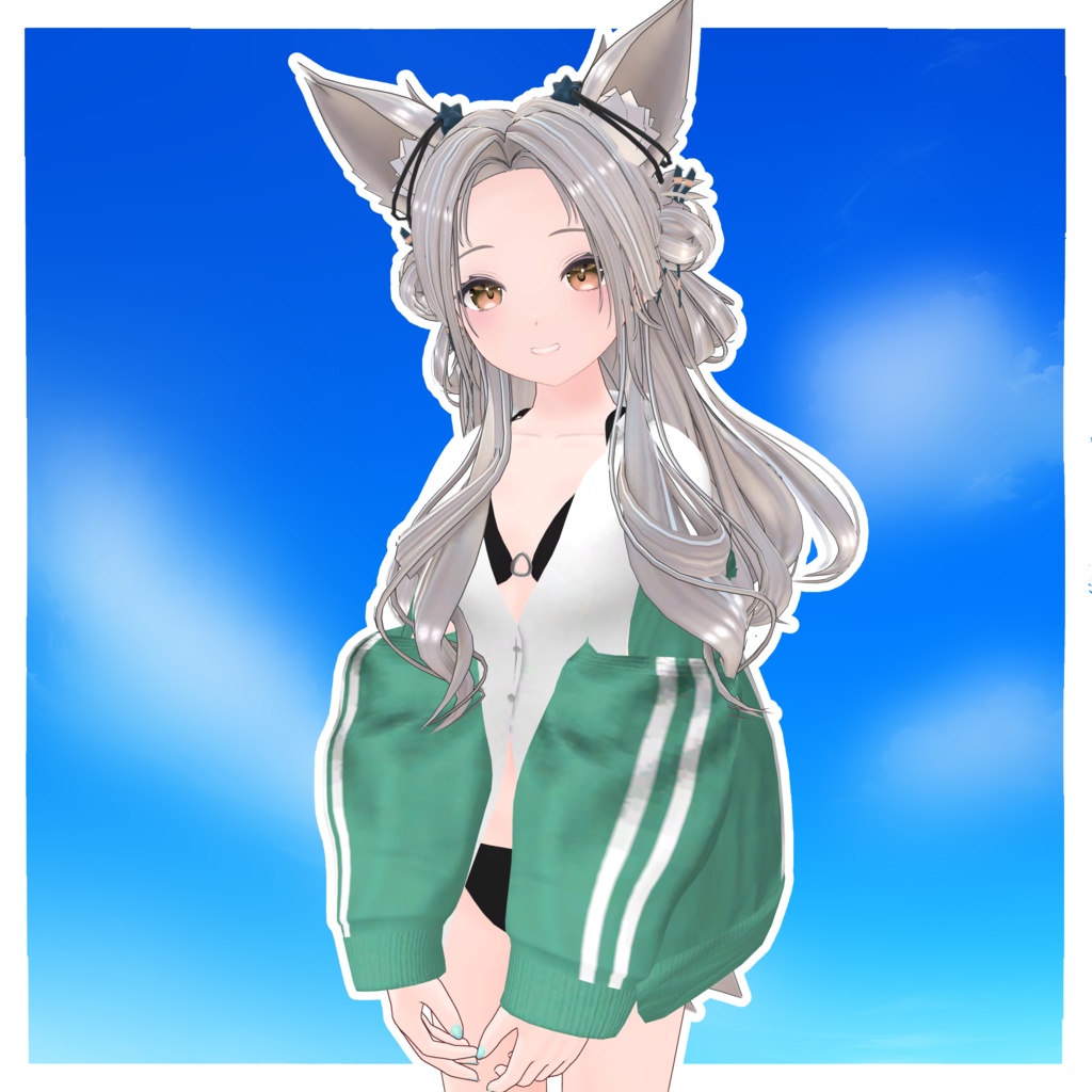 発売記念セール⏳【複数アバター対応】びきにじゃーじ -Splash-【VRChat向け衣装】