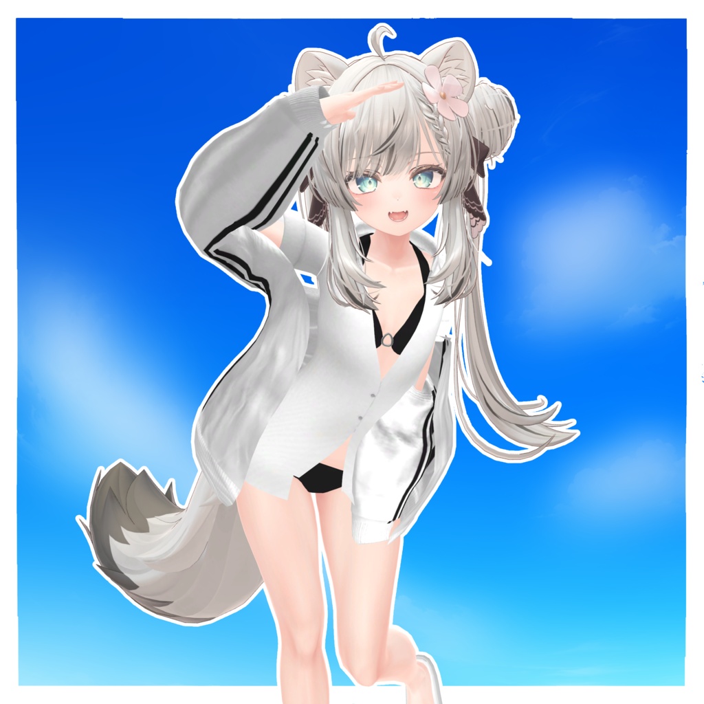 発売記念セール⏳【複数アバター対応】びきにじゃーじ -Splash-【VRChat向け衣装】