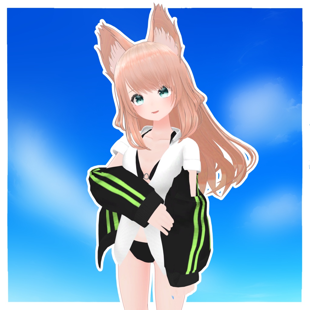 発売記念セール⏳【複数アバター対応】びきにじゃーじ -Splash-【VRChat向け衣装】