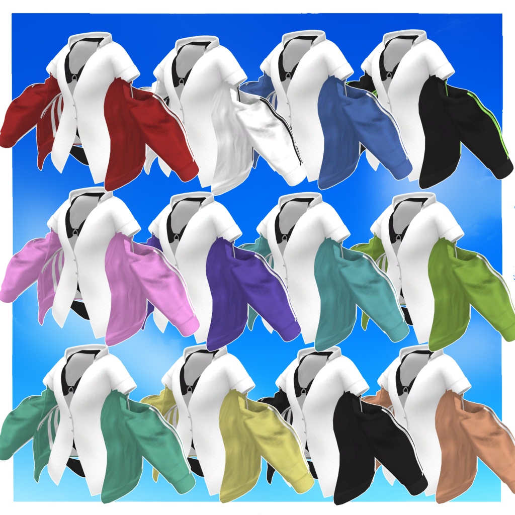 発売記念セール⏳【まめふれんず対応】びきにじゃーじ -Splash-【VRChat向け衣装】