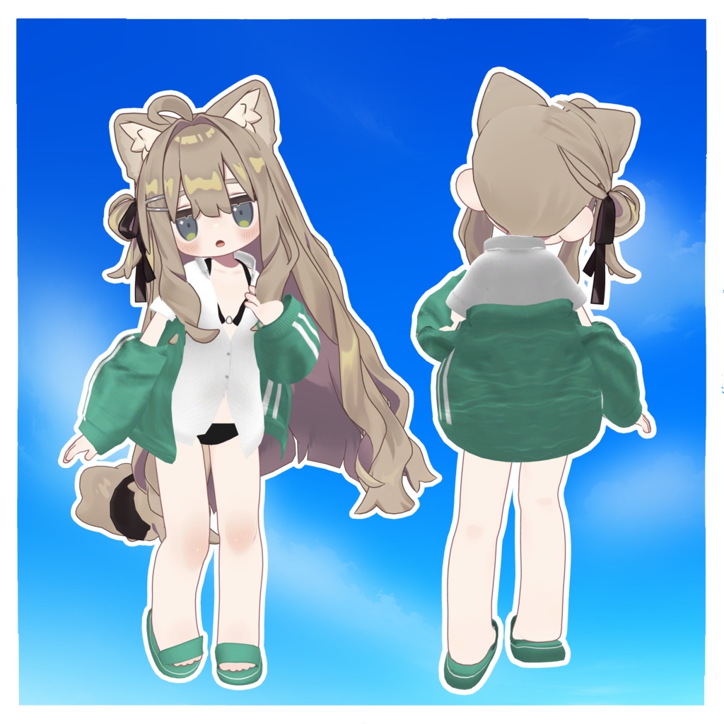 発売記念セール⏳【まめふれんず対応】びきにじゃーじ -Splash-【VRChat向け衣装】