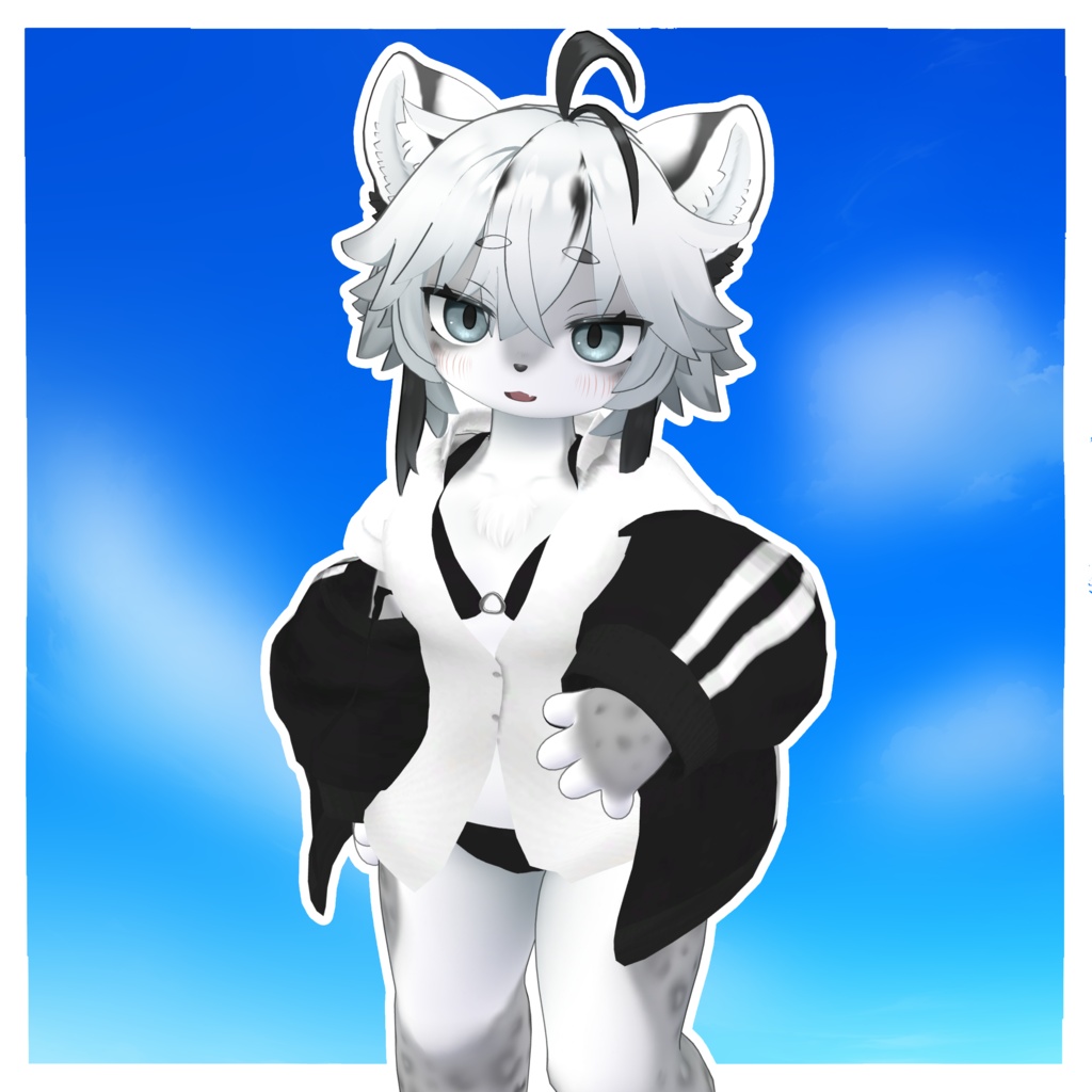【灰島-haishima-対応】びきにじゃーじ -Splash-【VRChat向け衣装】