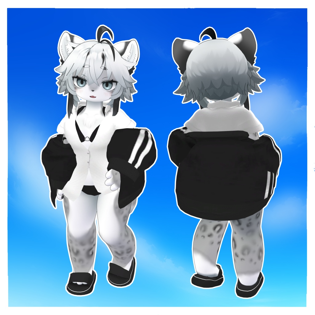 【灰島-haishima-対応】びきにじゃーじ -Splash-【VRChat向け衣装】