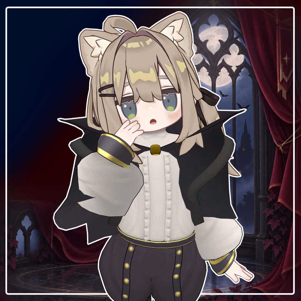 【発売記念セール】リトルヴァンパイア【まめふれんず対応/VRChat衣装】