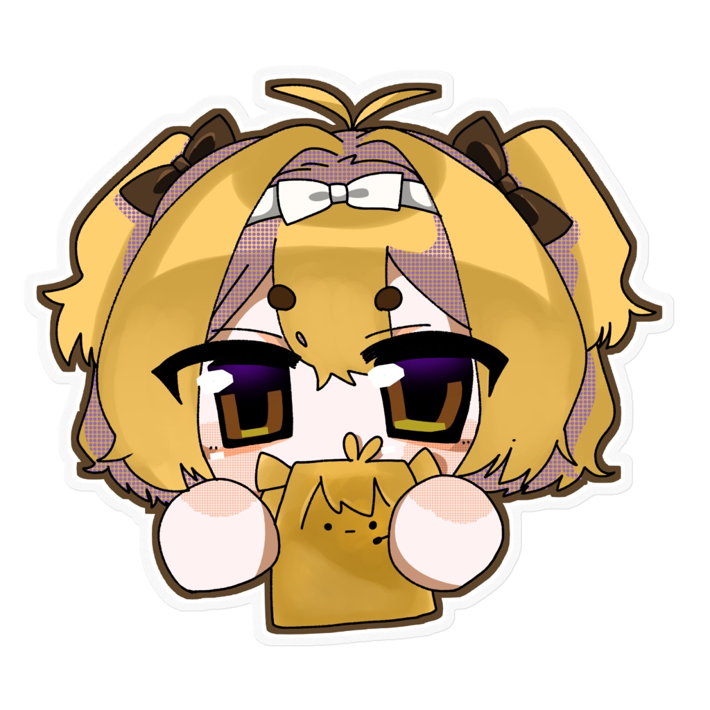 ぷりんちゃんステッカー