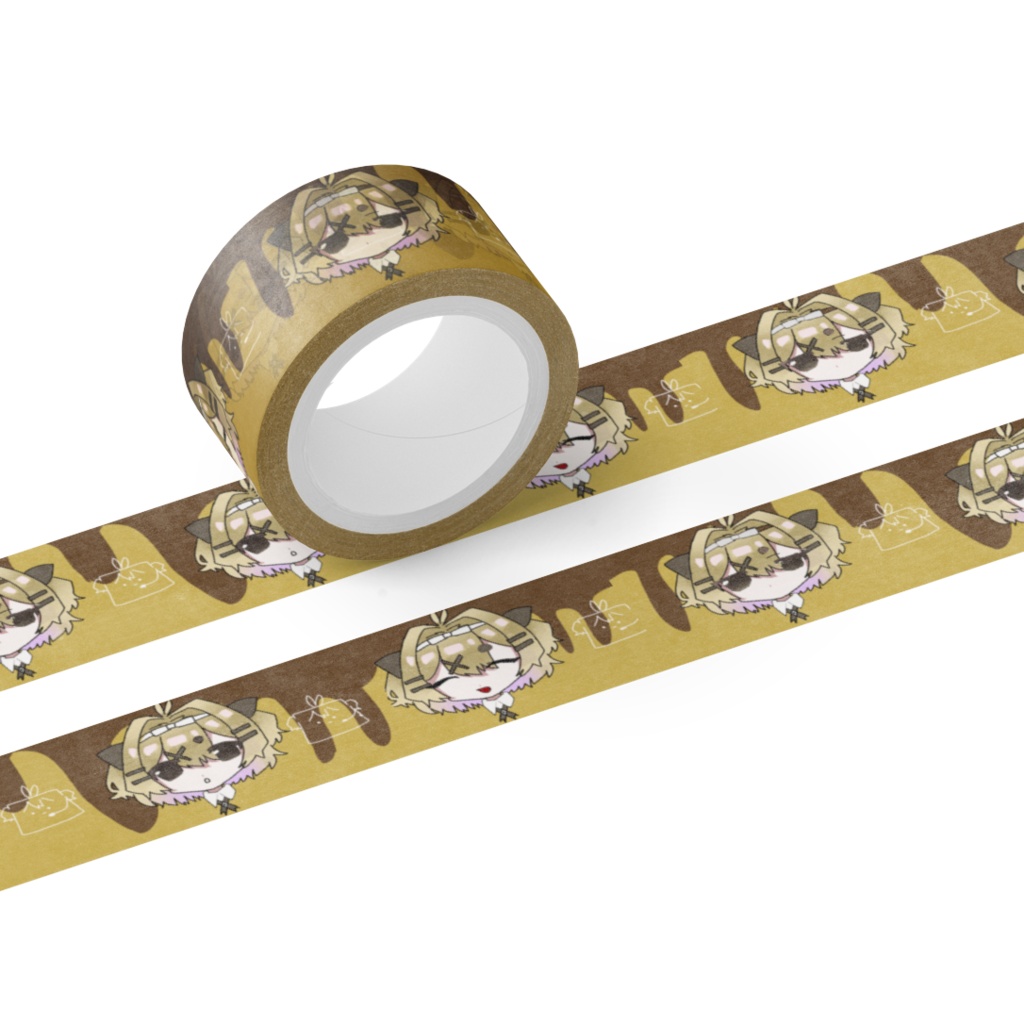 ぷりんちゃんマステ