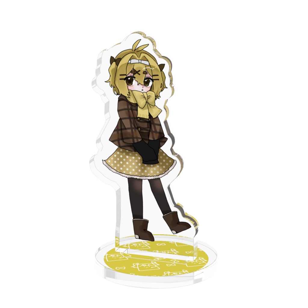 冬の装いぷりんちゃん