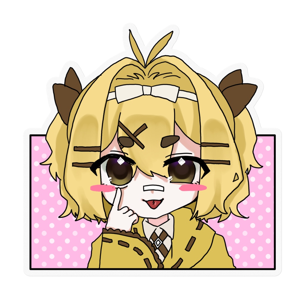 ぷりんちゃん生意気ステッカー