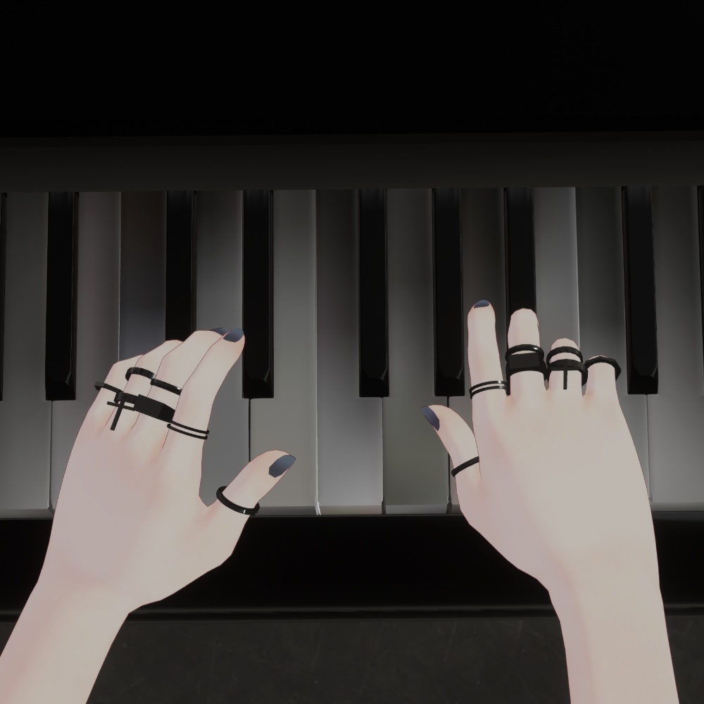 【VRChat向け】 ring set 指輪セット