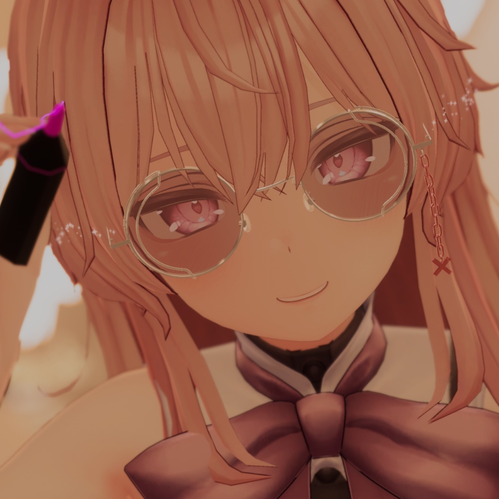 【VRChat向け】 glasses_03V2