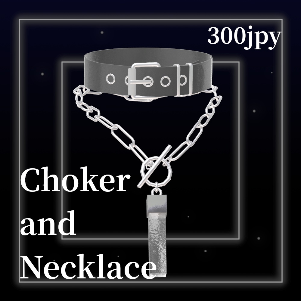【VRChat向け】Choker and Necklace