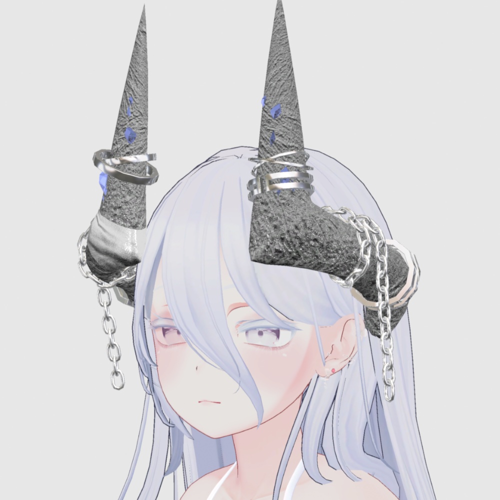 【VRChat向け】horn and accessory