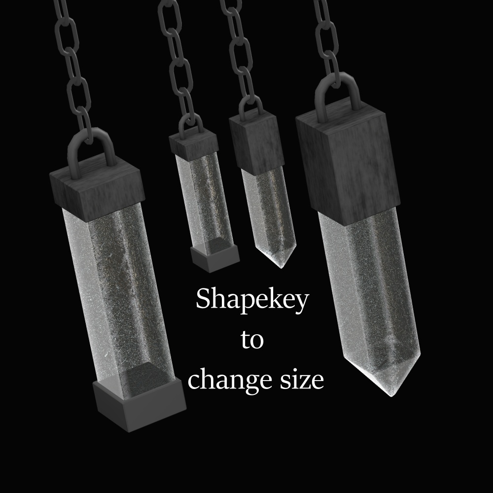 【VRChat向け】pierced earring_07_RWPE07