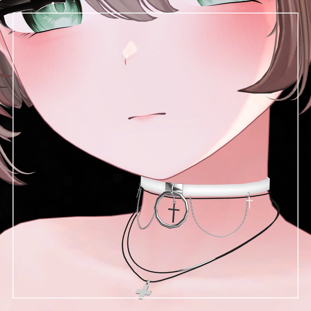 Choker and Necklace cross02_RWCN03