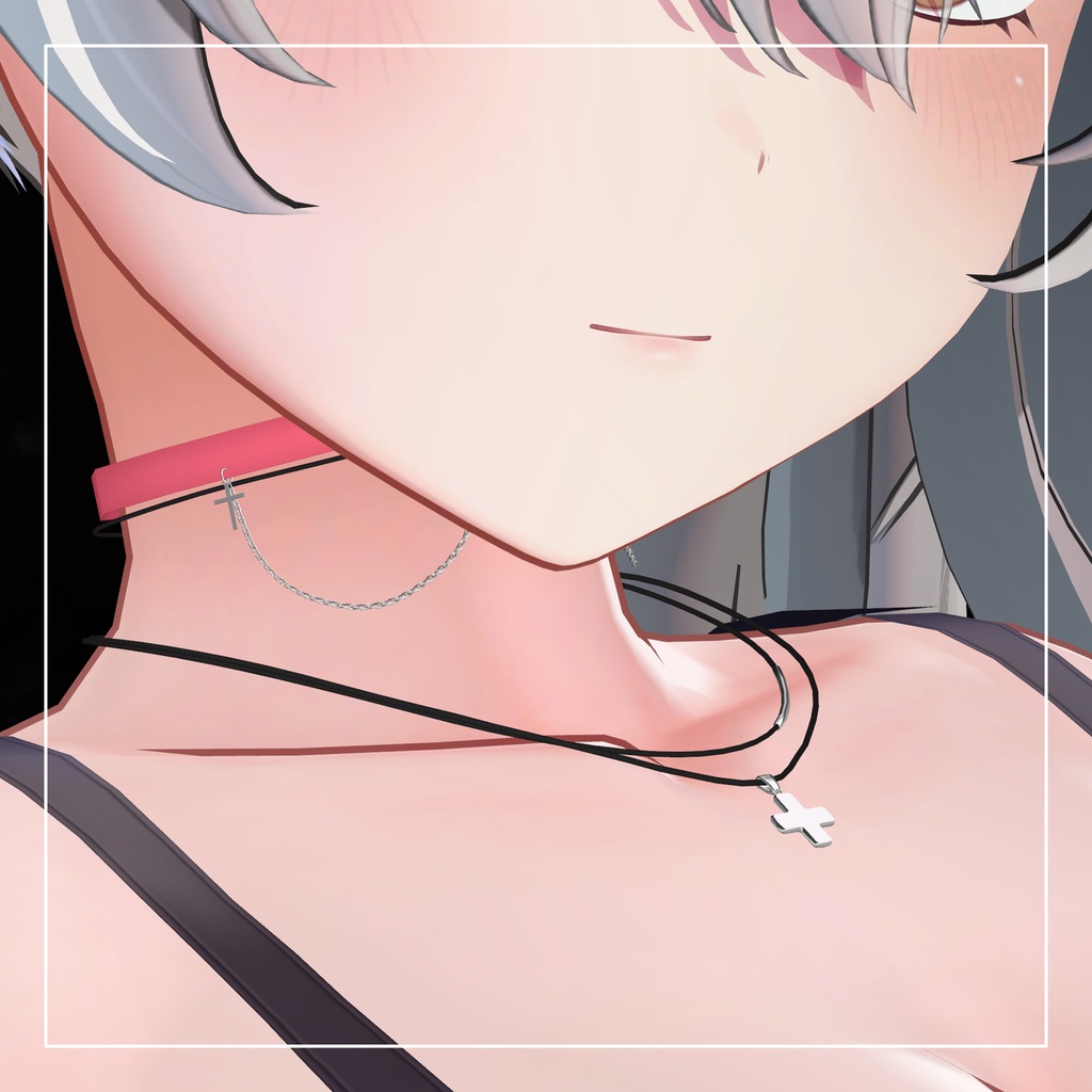 Choker and Necklace cross02_RWCN03