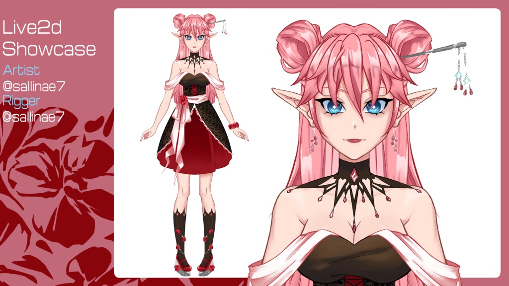 Live2D Model [Ready to Use Vtuber / Premade Model / Fully Rigged]