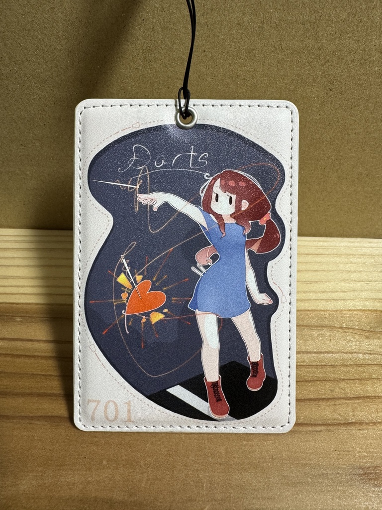 ICカードケース(ダーツイラスト)