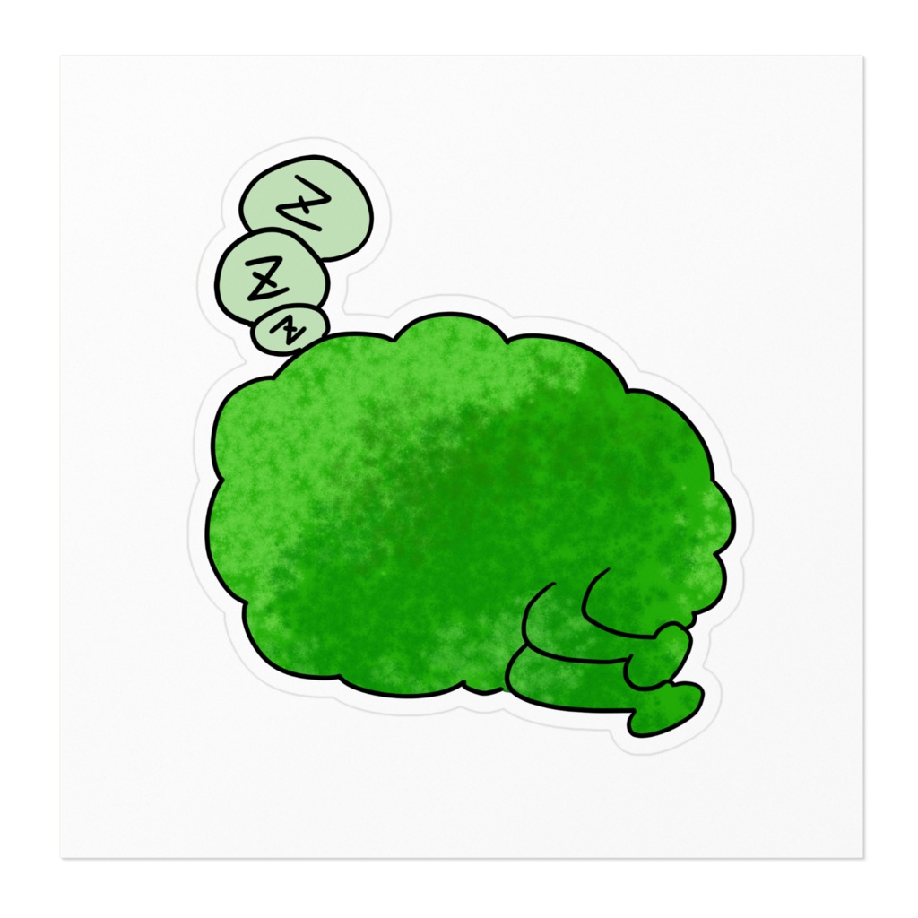 おひるねZUNDAマンステッカー