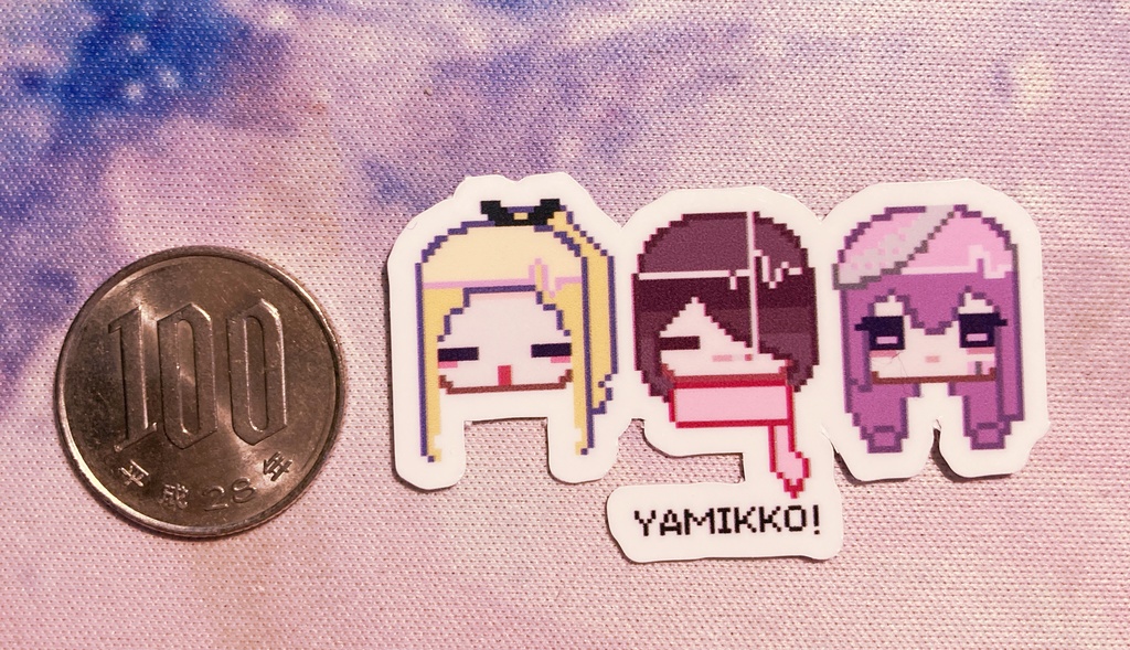 【病みトラ】スマホミニステッカー