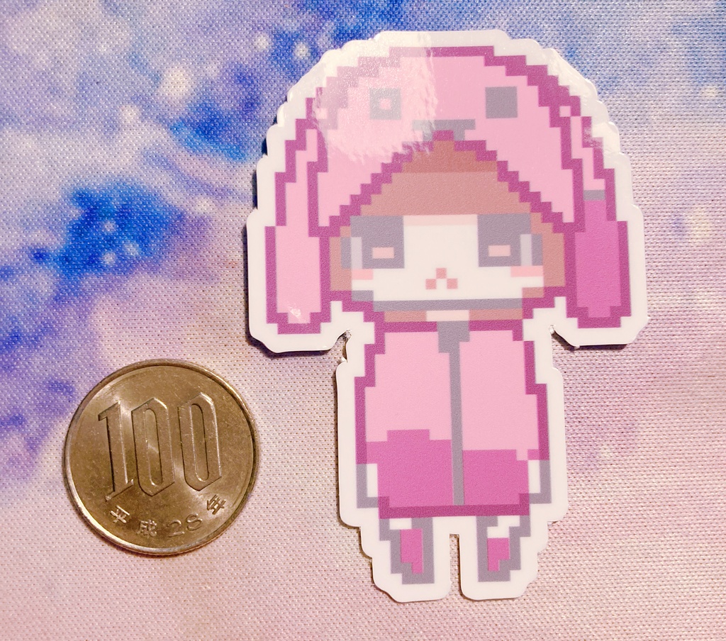 【うるうさ】スマホステッカー