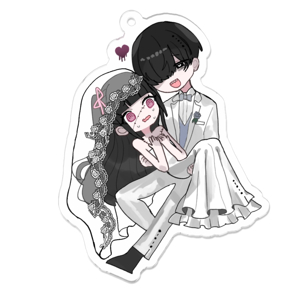 【病みトラ】零雨×りりか　アクキー