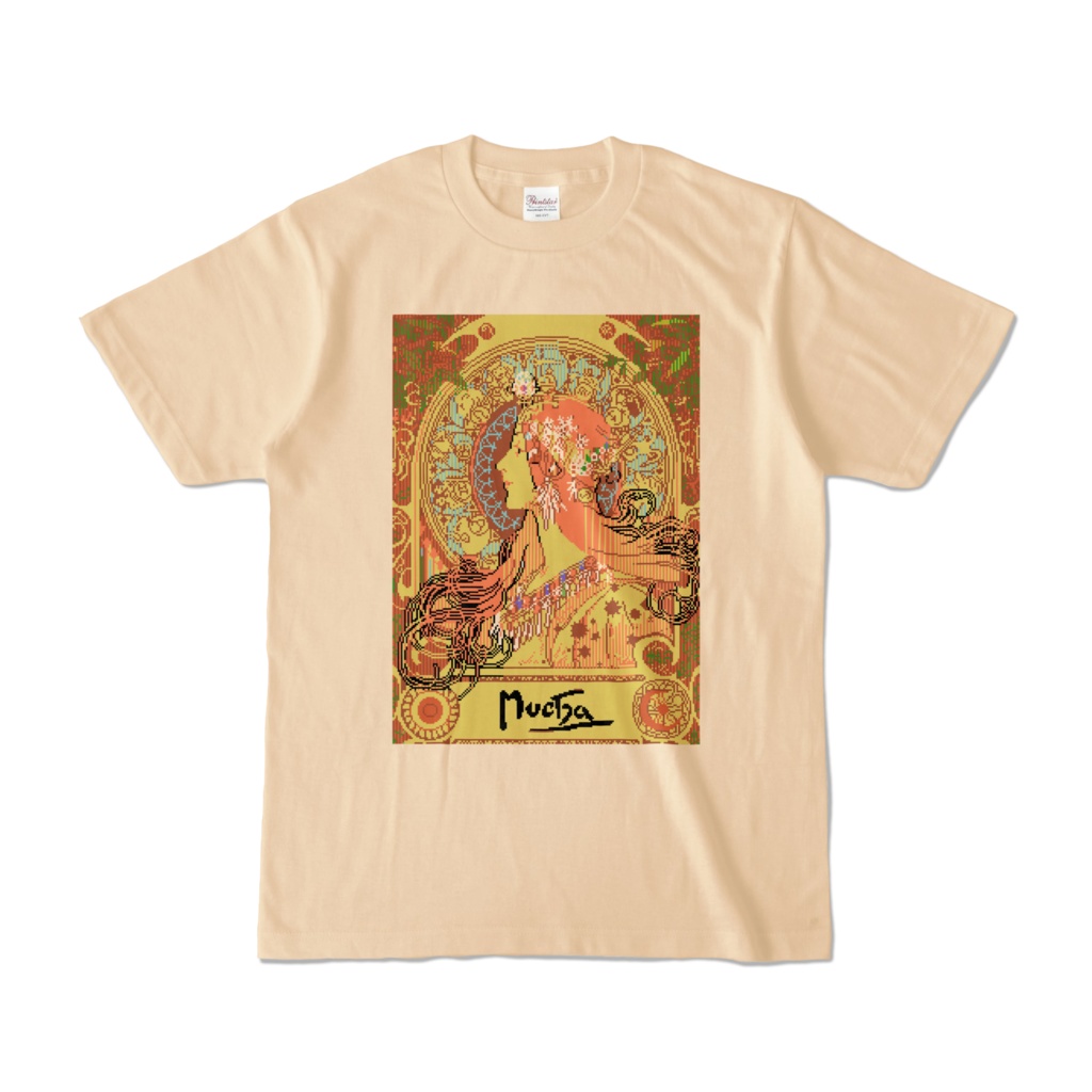 新品 00s◇ALPHONSE MUCHA ミュシャ◇黄道十二宮 Tシャツ L - www