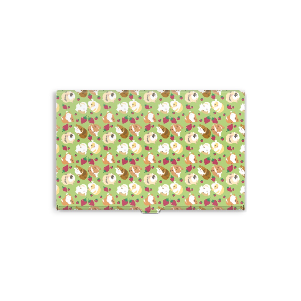 いちごモルモットの名刺入れ