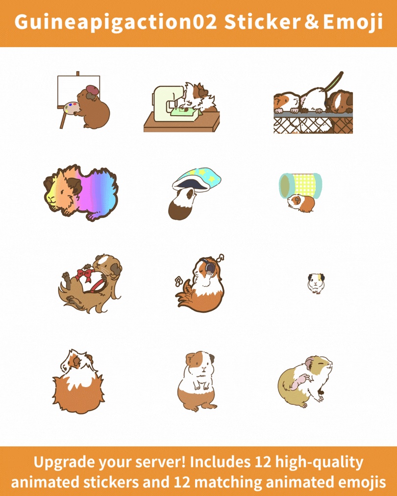 Guineapig Discord Sticker＆Emoji 02
