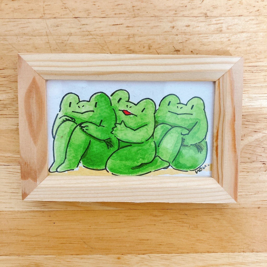 ミニ原画「おだんご」