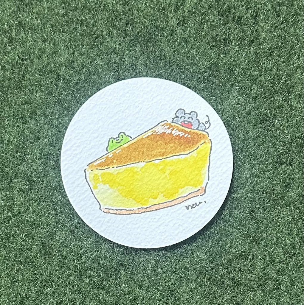 【原画】チーズケーキ【描いて飾る展3】