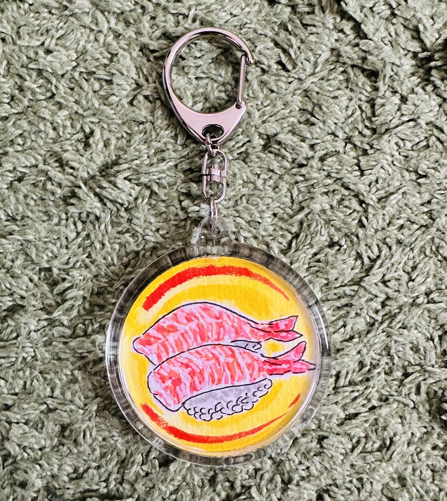 【セール】寿司原画アクリルキーホルダー