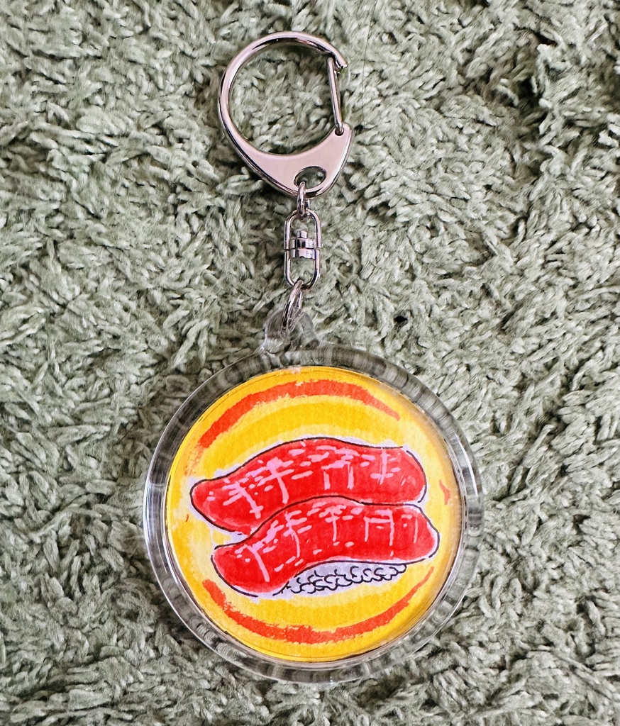 【セール】寿司原画アクリルキーホルダー