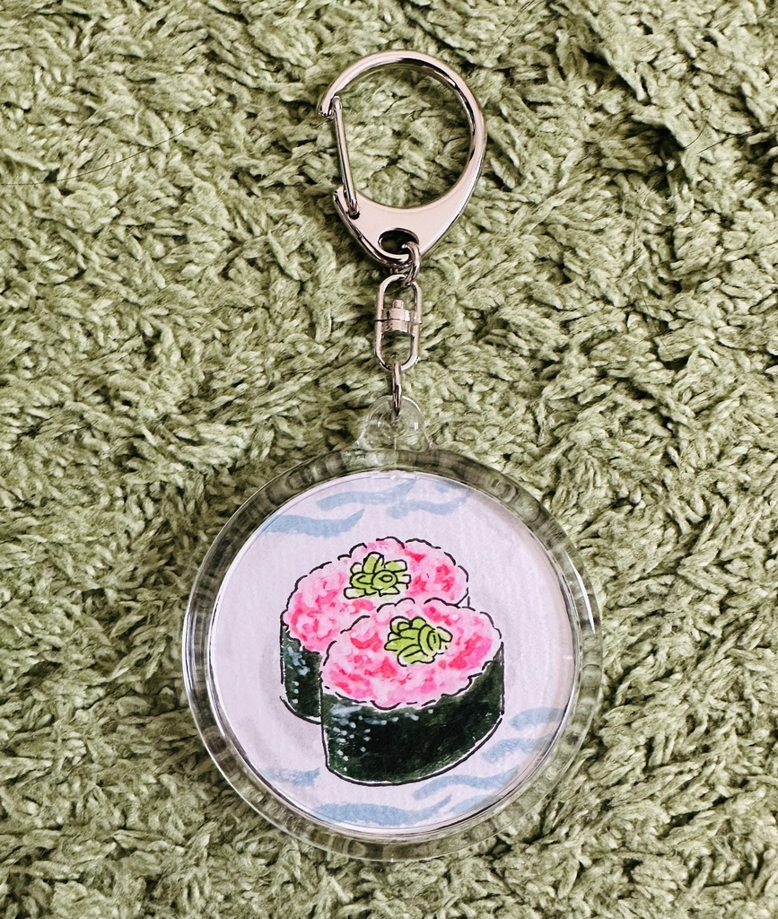 【セール】寿司原画アクリルキーホルダー