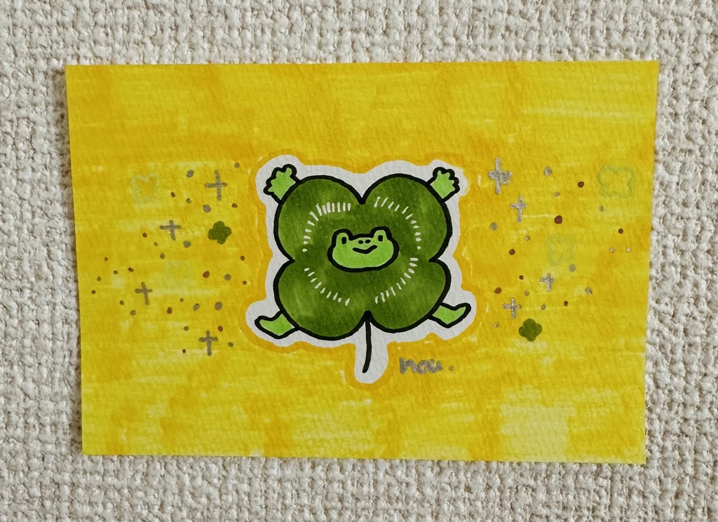【原画】キラキラクローバー