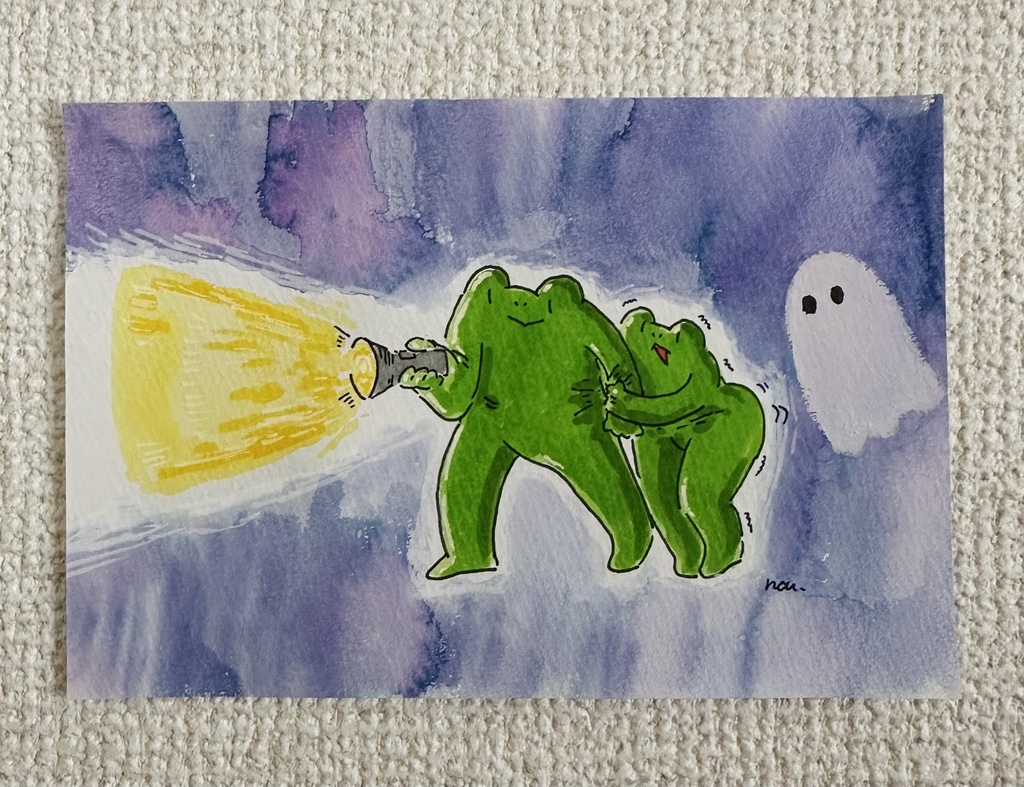 【原画】肝試しをしているたかしズ