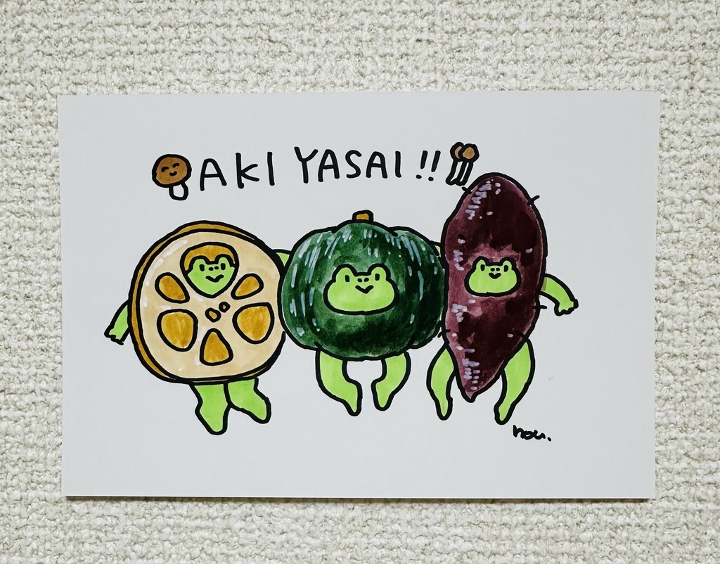 【原画】秋野菜ズ