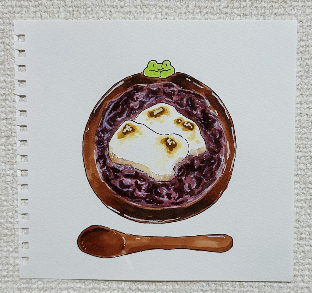 原画「おぜんざい」